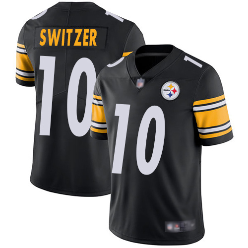 Men Pittsburgh Steelers Football 10 Limited Black Ryan Switzer Home Vapor Untouchable Nike NFL Jersey